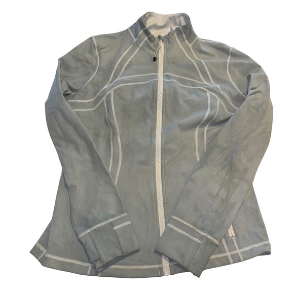 Lululemon Define Nulu Jacket  Size 14 | Green Gray Define Fitted - Picture 1 of 14